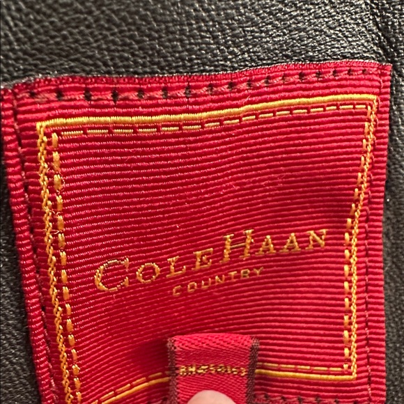 Men's Cole Haan Brown Shearling Coat - Picture 12 of 12